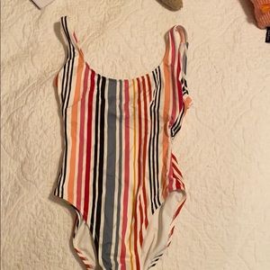 Madewell stripe one piece